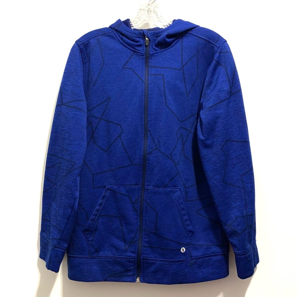 Xersion Boys Fleece Hooded Jacket Royal Blue Xl (18-20)